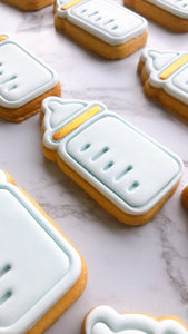 Baby Milk Bottle  Fondant cookies