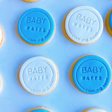 Load image into Gallery viewer, Baby Shower Cookies - Round