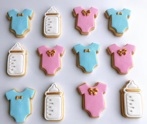 Baby Shower Onesie Cookies