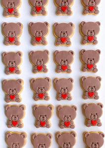 Teddy Bear Themed Cookies