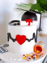 Load image into Gallery viewer, Graduation Cake (Nurse Theme)