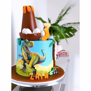 Dinosaur Cake (Jurassic Park Edition)